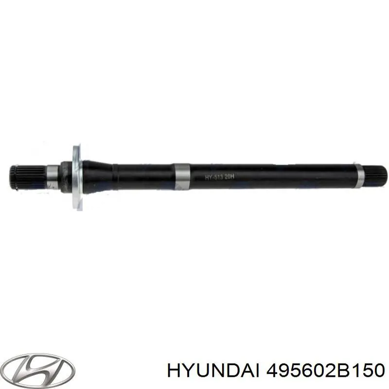 Вал привода полуоси 495602B150 Hyundai/Kia