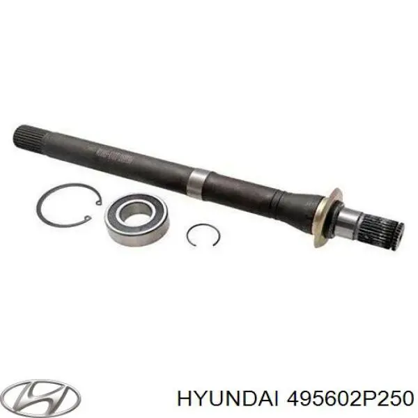 495602P250 Hyundai/Kia veio de acionamento do semieixo intermédio