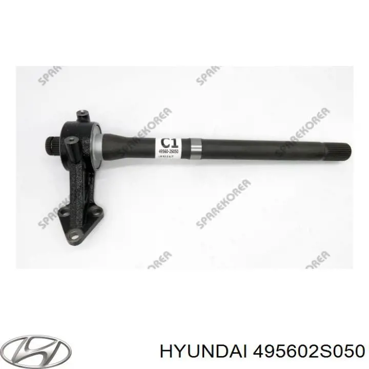 Вал привода полуоси 495602S050 Hyundai/Kia