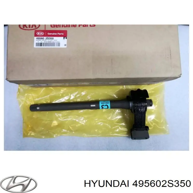 495602S350 HYUNDAI Semieje de transmisión intermedio original y equivalente