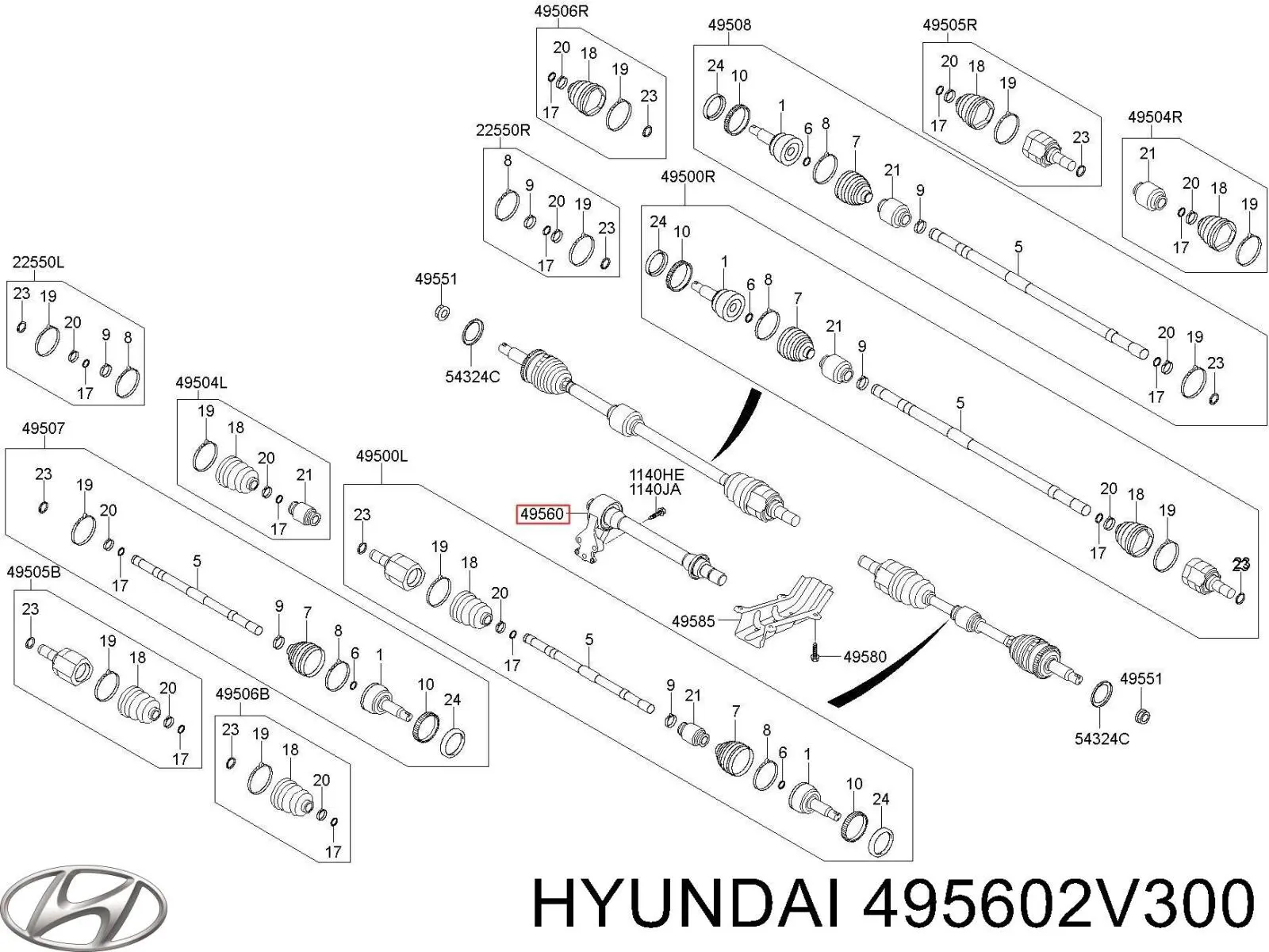 495602V300 Hyundai/Kia 