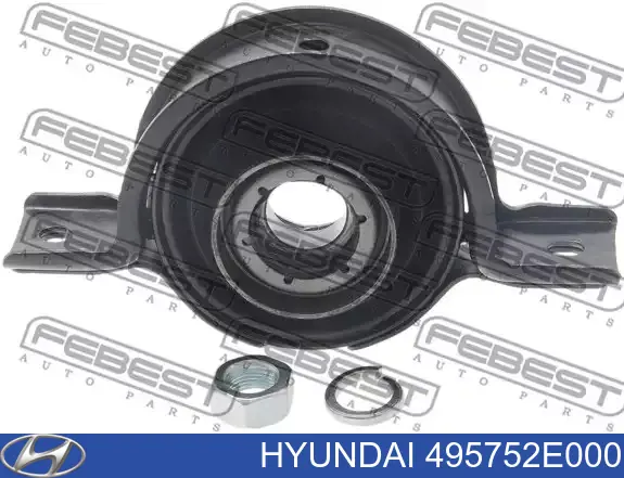 Подвесной подшипник карданного вала Hyundai/Kia 495752E000
