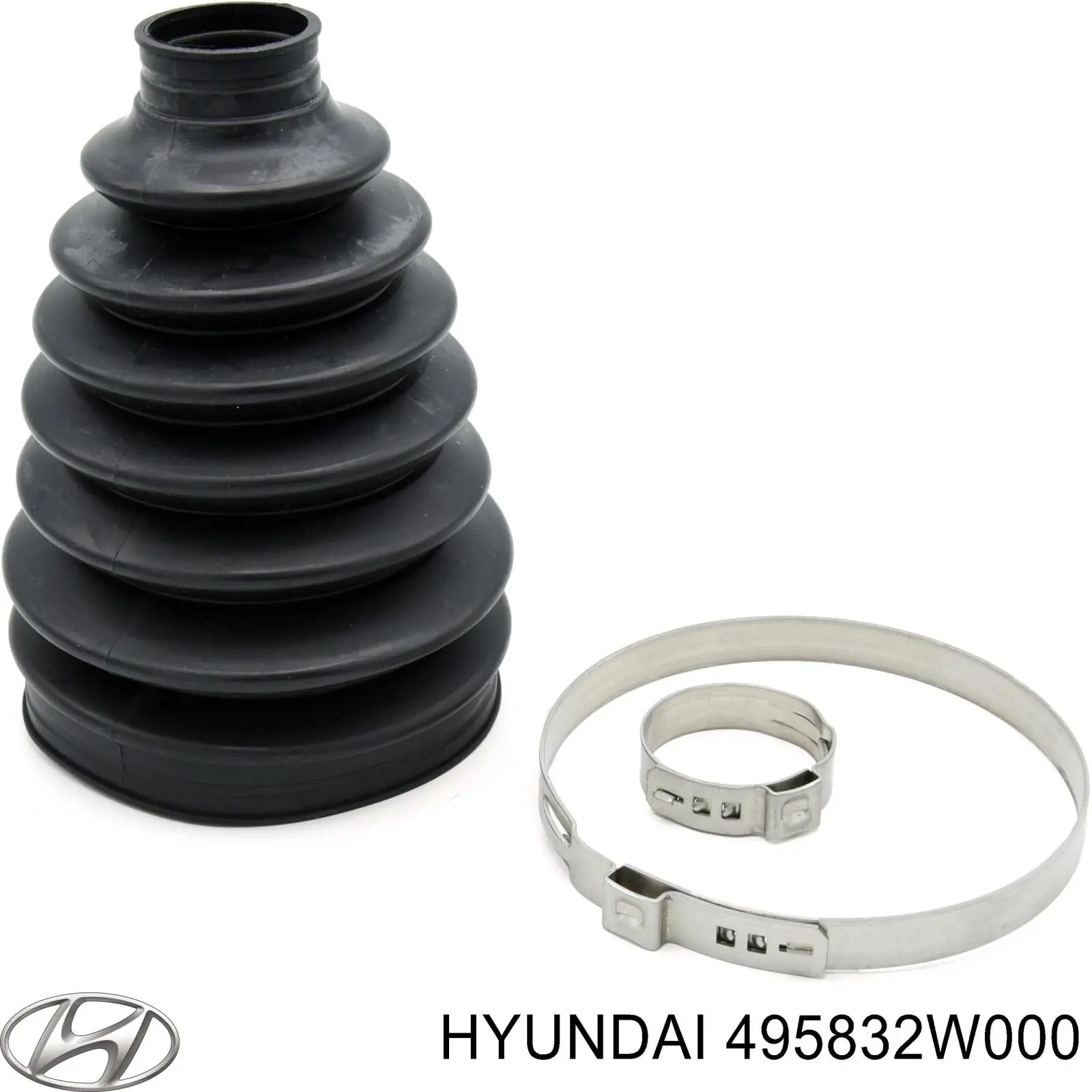 495832W000 Hyundai/Kia Пыльник гранаты внутренний, левый