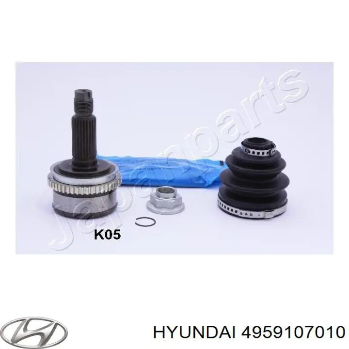 Купить 4959107010 Hyundai/Kia ШРУС внешний передний, правый