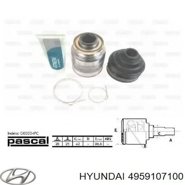 4959107100 Hyundai/Kia 