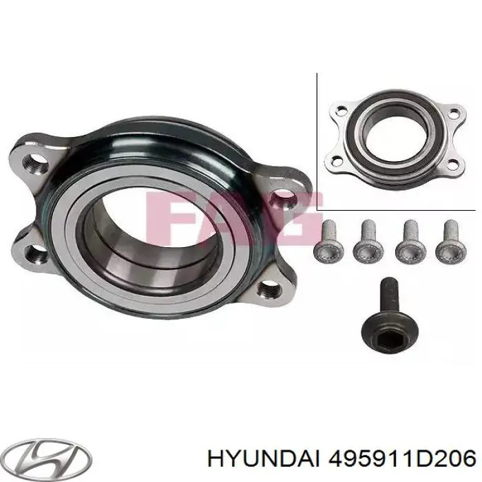 Полуось (привод) передняя левая HYUNDAI 495911D206