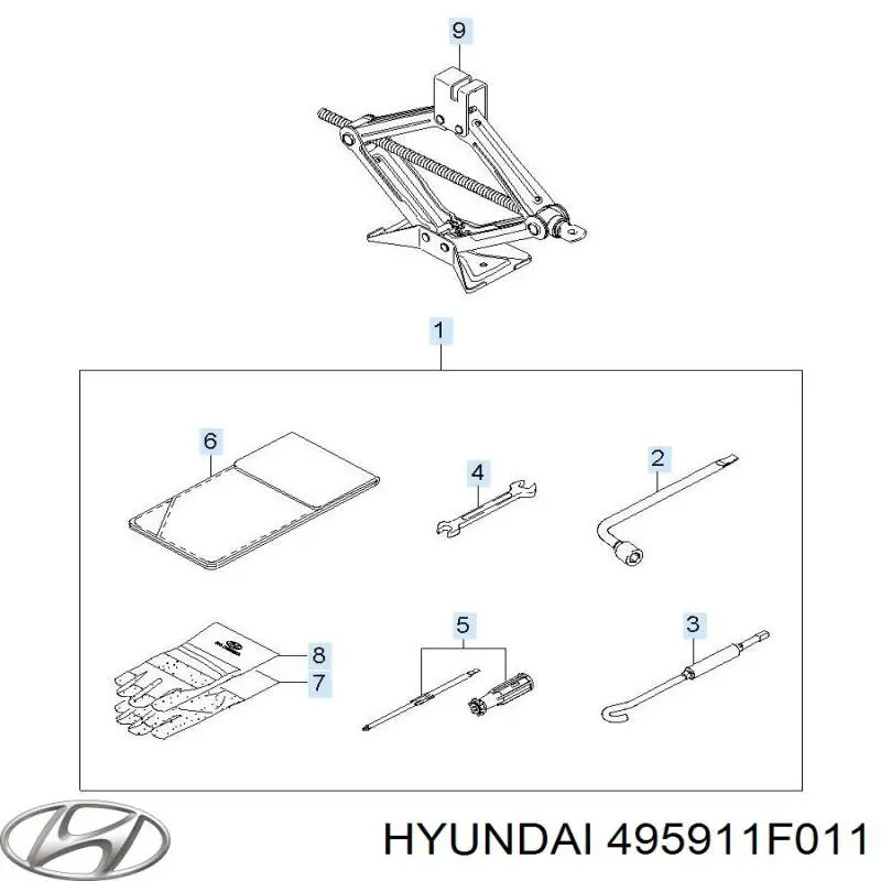 495911F011 Hyundai/Kia 