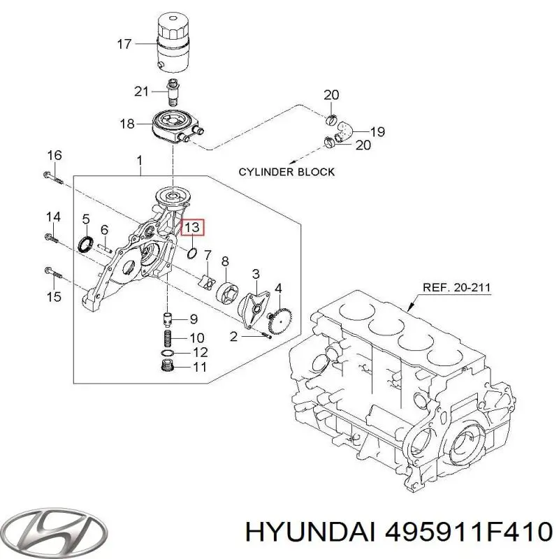 Привод передний левый Hyundai/Kia 495911F410 цена, от 59.75 USD