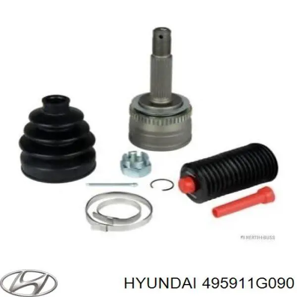 495911G090 Hyundai/Kia шрус наружный передний левый