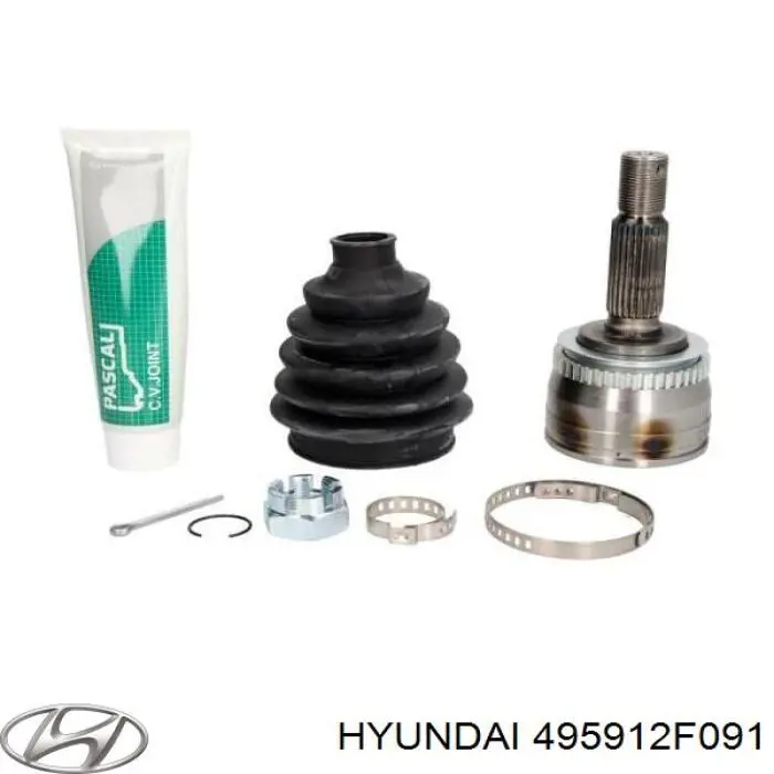 ШРУС наружный передний 495912F091 Hyundai/Kia
