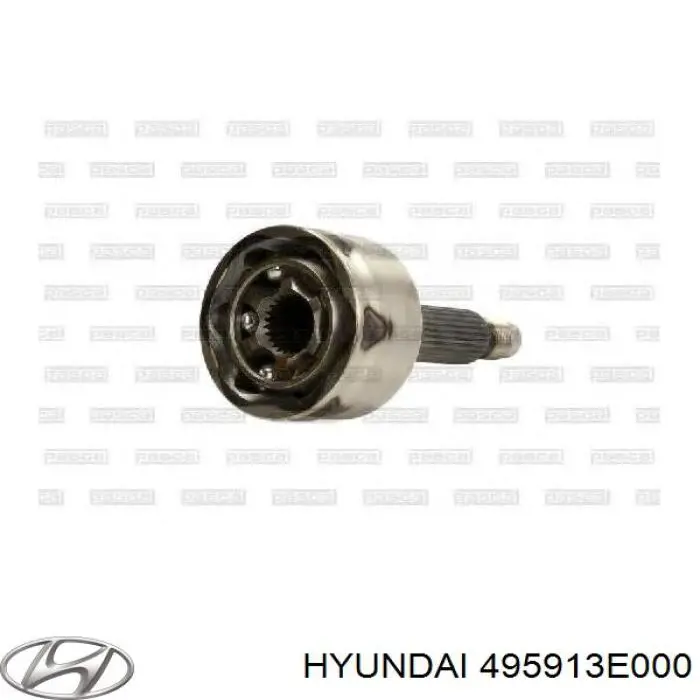 495913E000 Hyundai/Kia полуось (привод передняя)