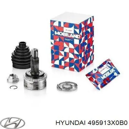 495913X0B0 Hyundai/Kia ШРУС наружный передний, правый