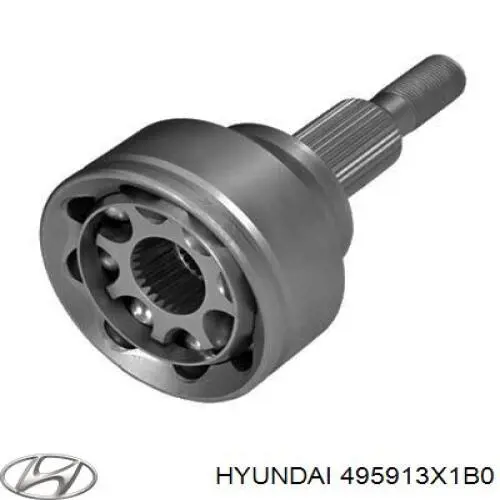 Купить XX495913X1B0 Market (OEM) Шарнир равных угловых скоростей передний правый