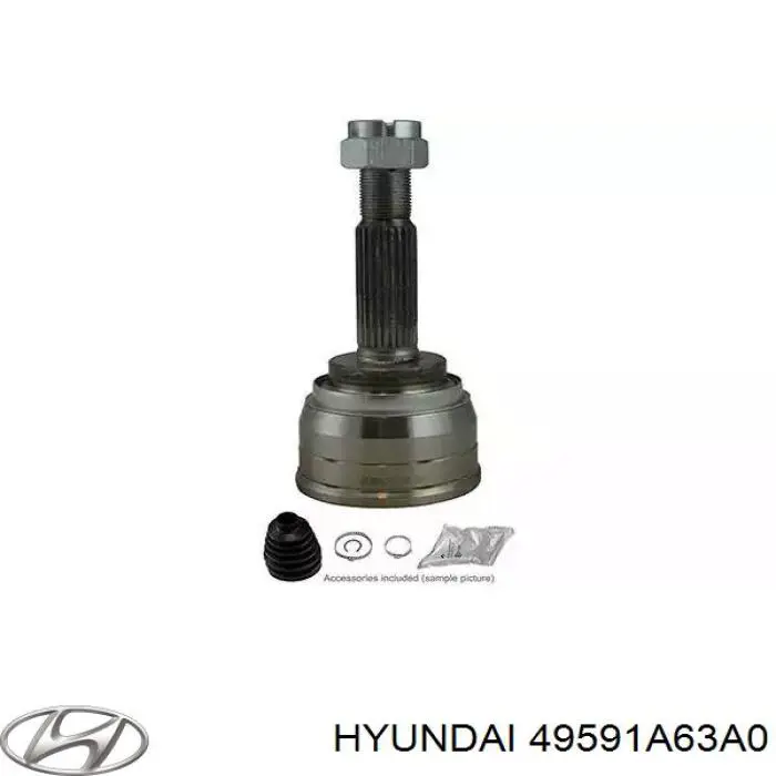 Граната колесная Hyundai/Kia 49591A63A0 цена, от 32.24 USD