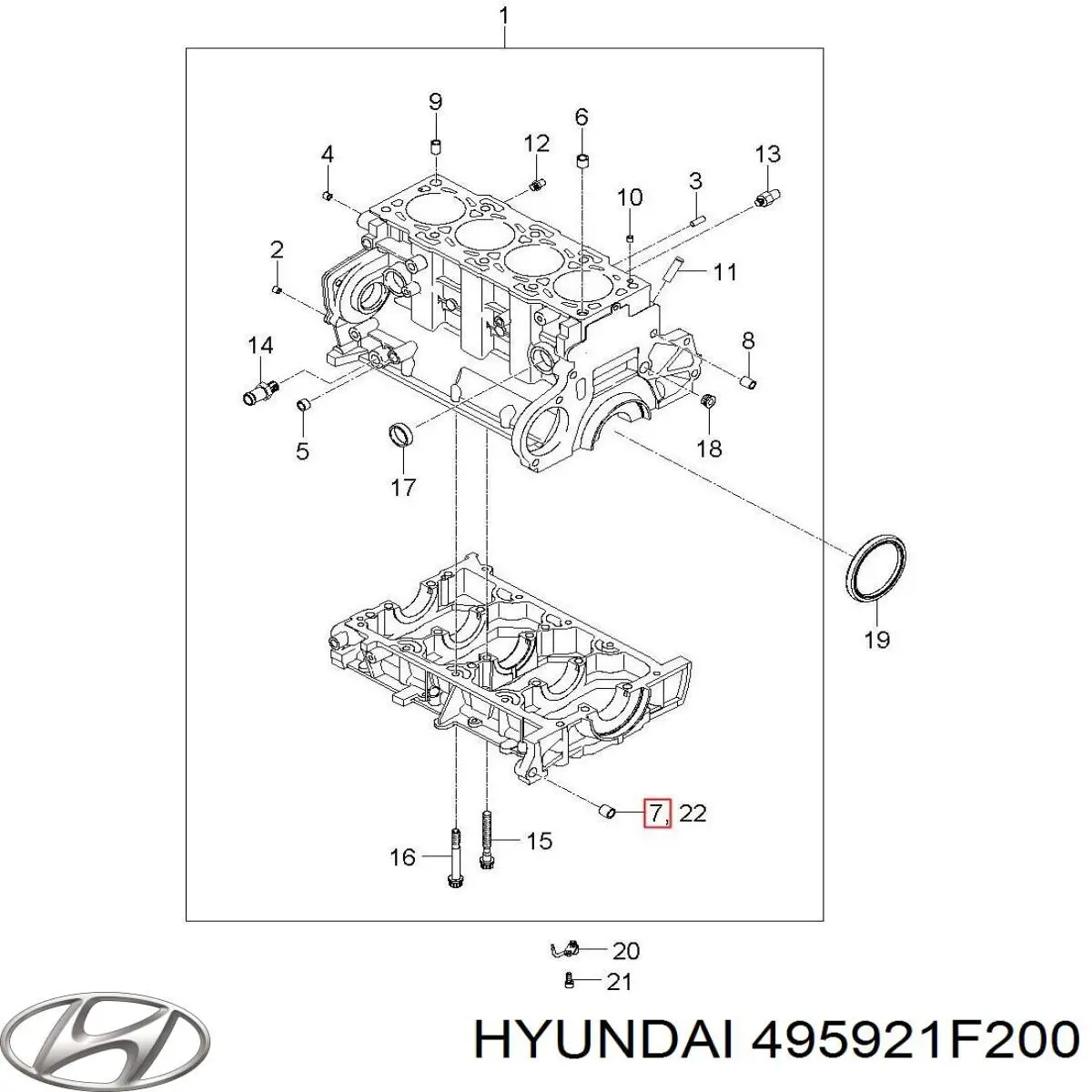 ШРУС внутренний передний левый Hyundai/Kia 495921F200