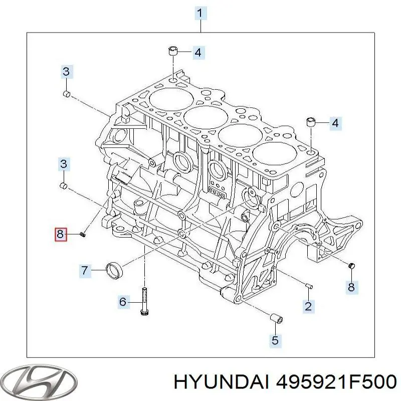 Купить 495921F500 Hyundai/Kia Шарнир угловых скоростей передний правый