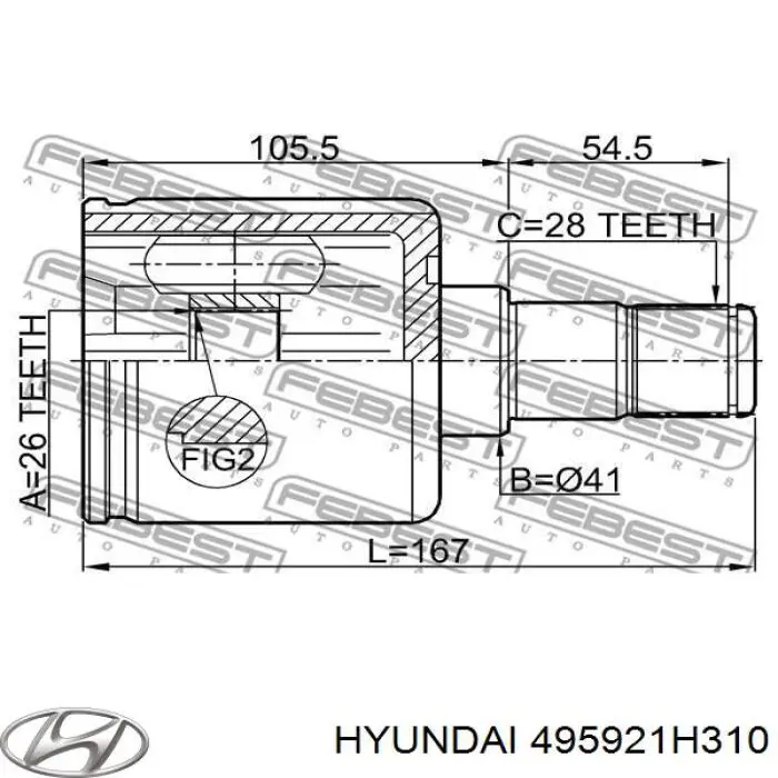 495921H310 Hyundai/Kia 