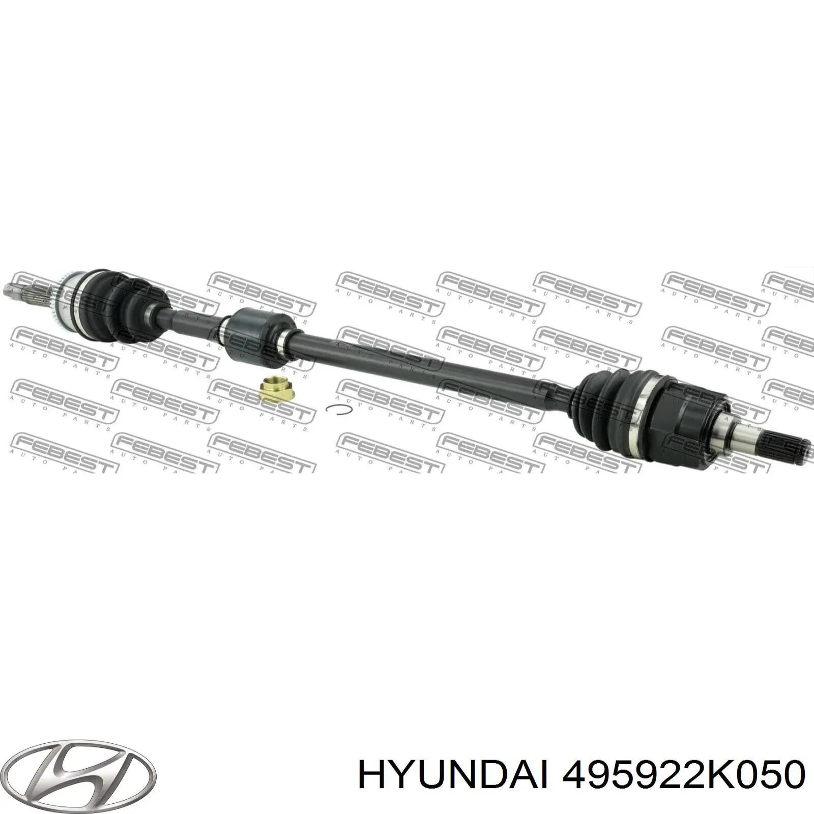 Шарнир угловых скоростей передний левый Hyundai/Kia 495922K050 цена, от 22.86 USD