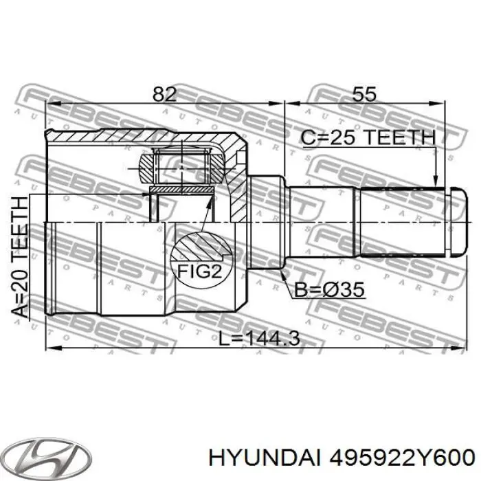 Купить 513418 NK ШРУС внутренний задний
