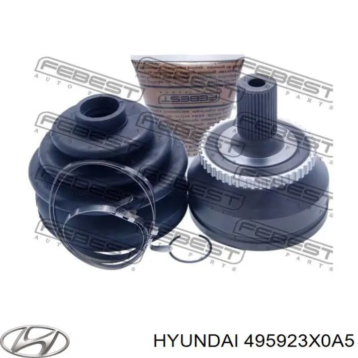 Купить 495923X0A5 Hyundai/Kia Шрус внутренний левый
