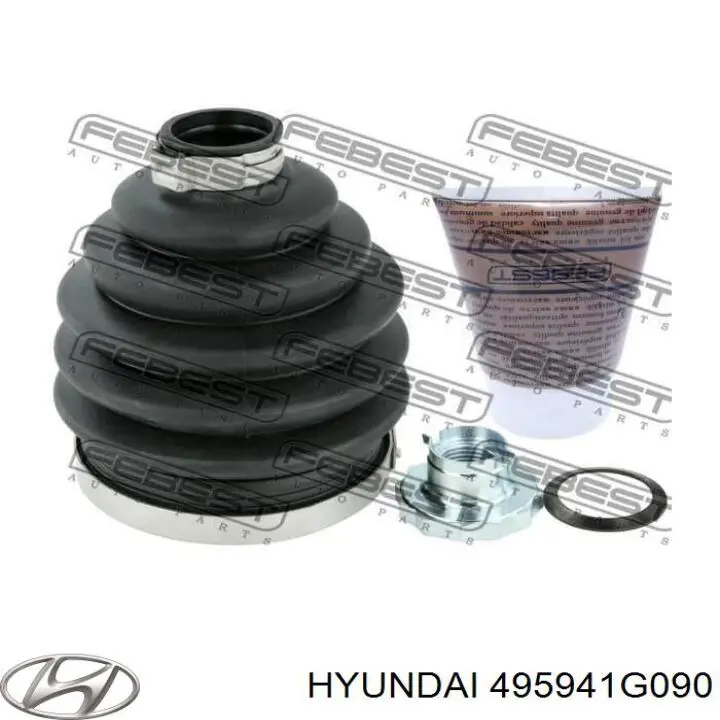 Купить 495941G090 Hyundai/Kia Пыльник гранаты внешний, левый