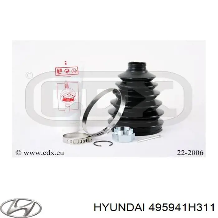 Пыльник ШРУСа наружный 495941H311 Hyundai/Kia