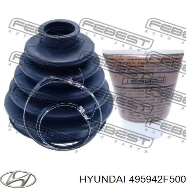 Пыльник шарнира угловых скоростей внутренний передний Hyundai/Kia 495942F500 цена, от 9.41 USD