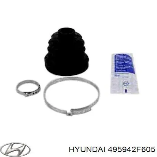 495942F605 Hyundai/Kia bota de proteção externa esquerda de junta homocinética