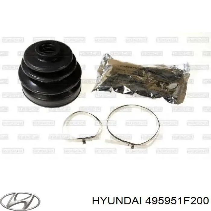 495951F200 Hyundai/Kia bota de proteção interna de junta homocinética do semieixo dianteiro