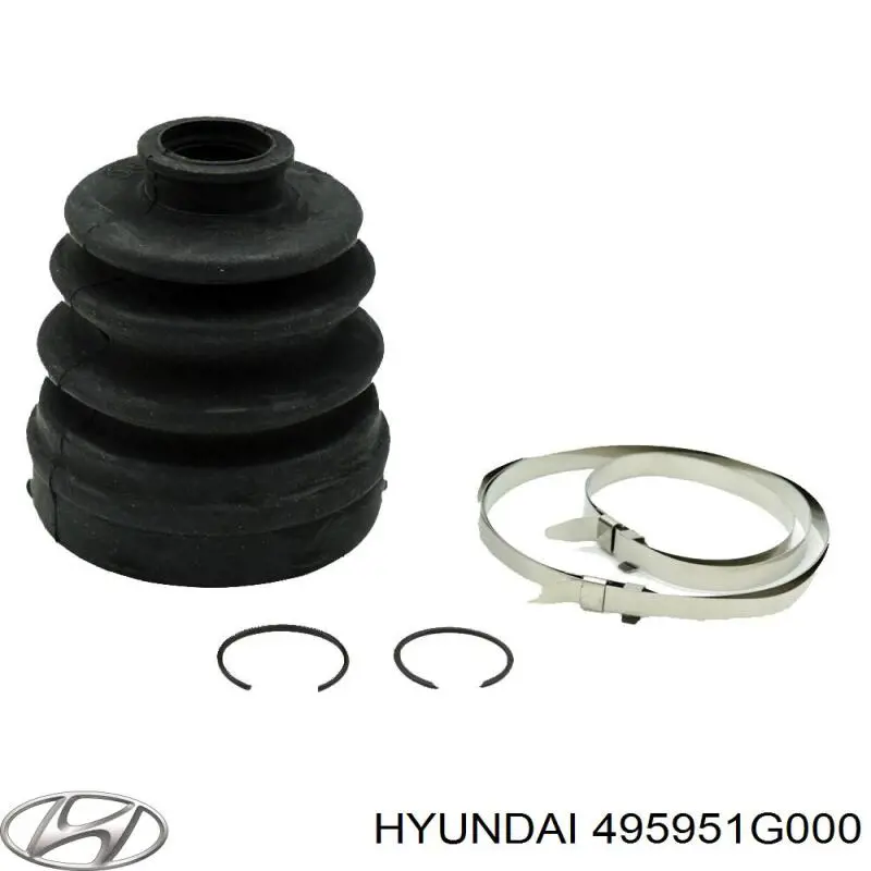 Пыльник шарнира угловых скоростей внутренний передний правый Hyundai/Kia 495951G000 цена, от 19.21 USD