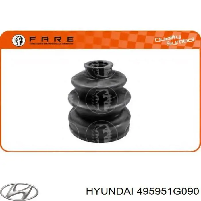 Купить 495951G090 Hyundai/Kia Пыльник ШРУСа внутренний, передней полуоси, левый