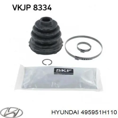 495951H110 Hyundai/Kia пыльник шруса передней полуоси внутренний