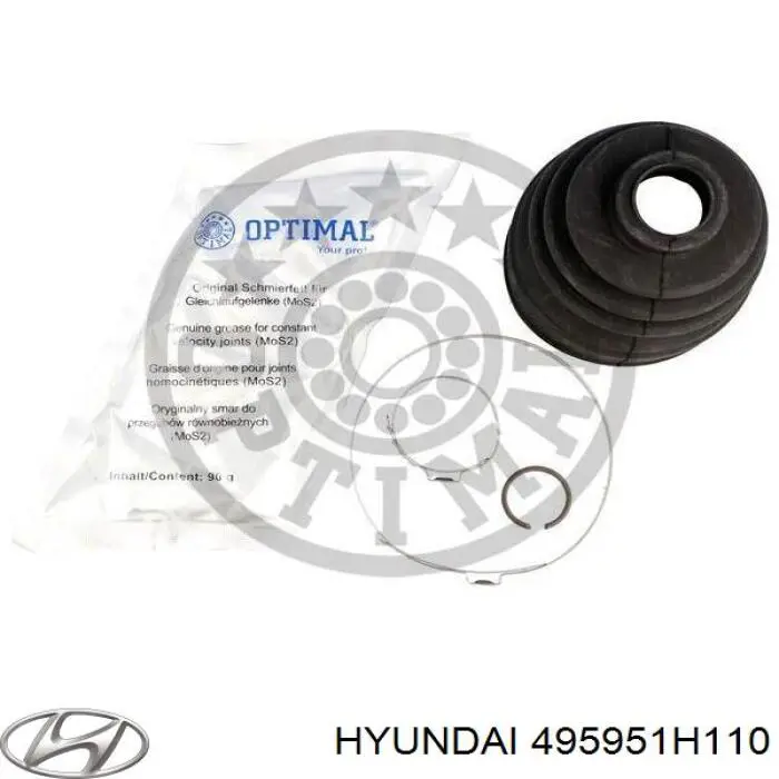 Пыльник шарнира угловых скоростей внутренний передний Hyundai/Kia 495951H110 цена, от 12.45 USD