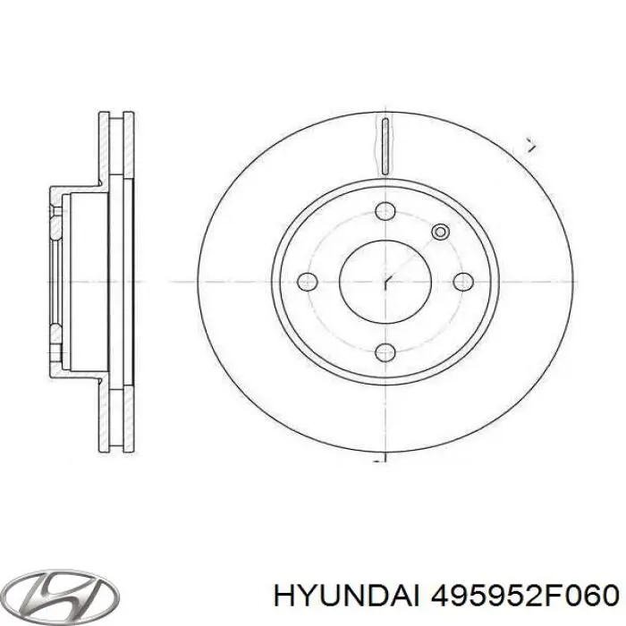 495952F060 Hyundai/Kia bota de proteção interna de junta homocinética do semieixo dianteiro