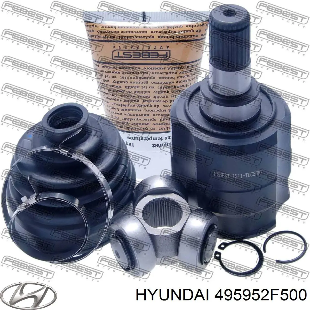 Пыльник шарнира угловых скоростей внутренний передний Hyundai/Kia 495952F500 цена, от 3.05 USD