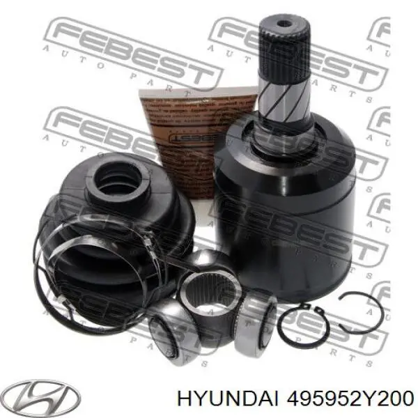 495952Y200 Hyundai/Kia Пыльник гранаты внутренний, левый