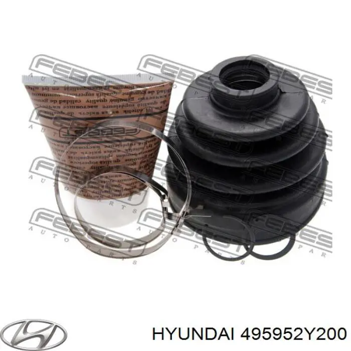 Купить 495952Y200 Hyundai/Kia Пыльник ШРУСа внутренний, передней полуоси, левый
