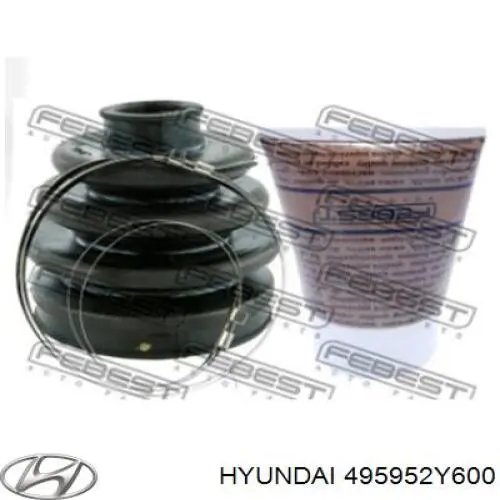Пыльник гранаты внутренний задний Hyundai/Kia 495952Y600 цена, от 26.66 USD