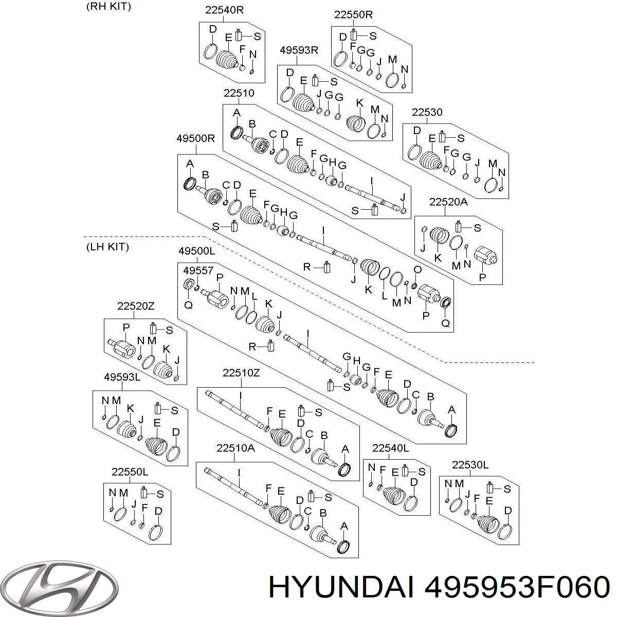 495953F060 Hyundai/Kia 