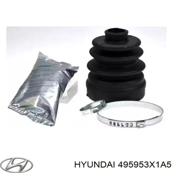 Пыльник шарнира угловых скоростей внутренний передний левый Hyundai/Kia 495953X1A5 цена, от 17.53 USD