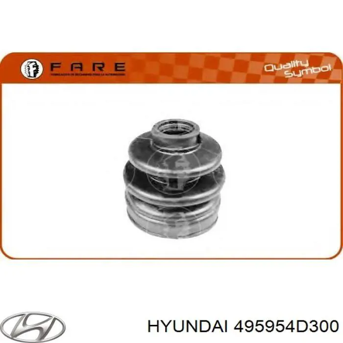 Купить 495954D300 Hyundai/Kia Пыльник гранаты внутренний, передней полуоси