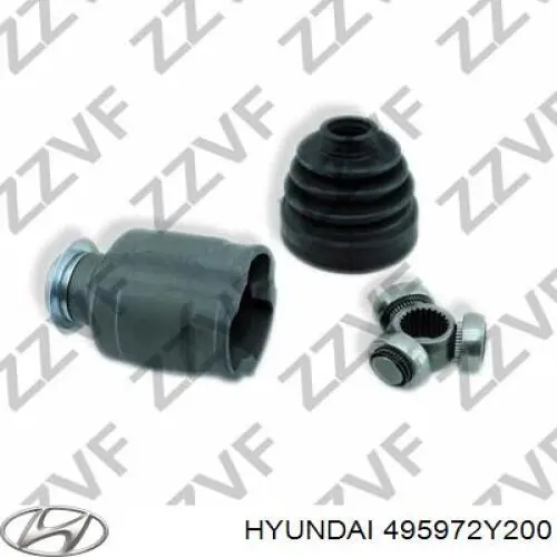 Шарнир привода внутренний Hyundai/Kia 495972Y200 цена, от 32.66 USD