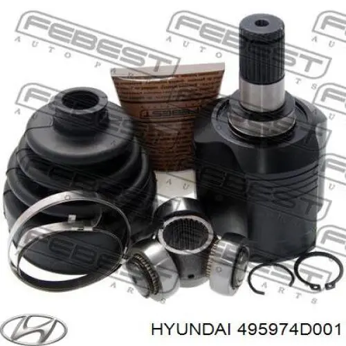  Hyundai/Kia 495974D001 цена, от 141.24 USD