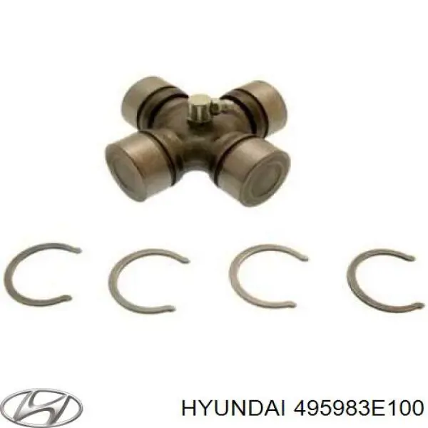 Крестовина заднего карданного вала  Loebro U7283 цена, от 11.96 USD