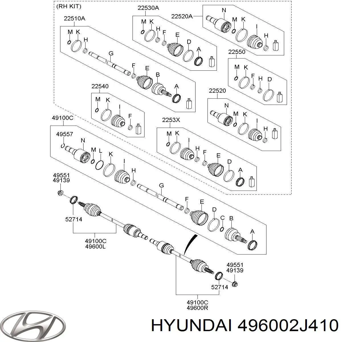 496002J410 Hyundai/Kia 