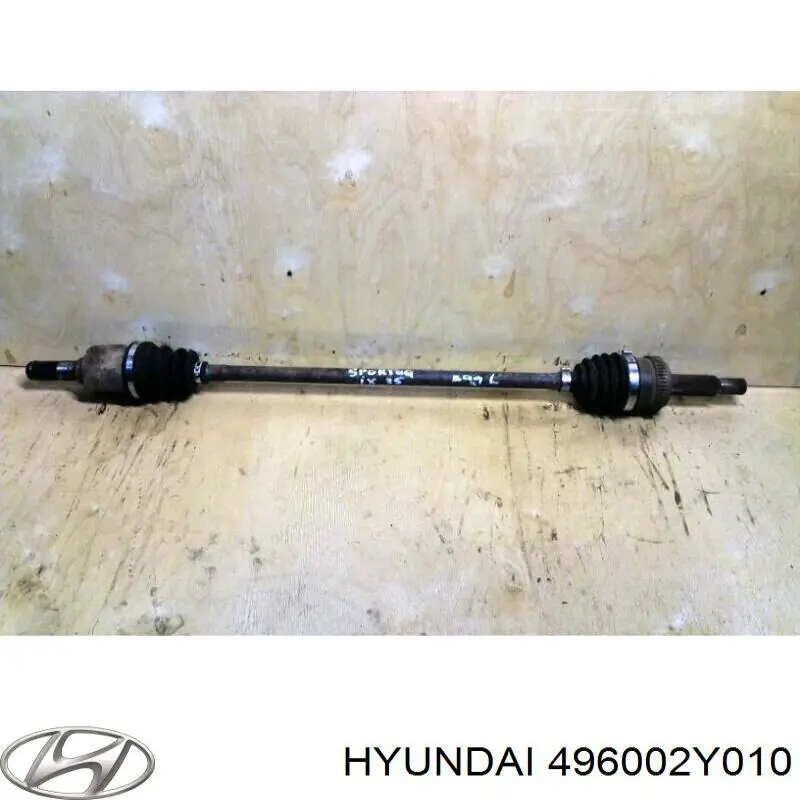 Купить 496002Y010 Hyundai/Kia Полуось задняя левая