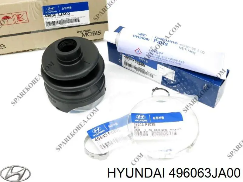 496063JA00 Hyundai/Kia bota de proteção interna direita de junta homocinética do semieixo dianteiro