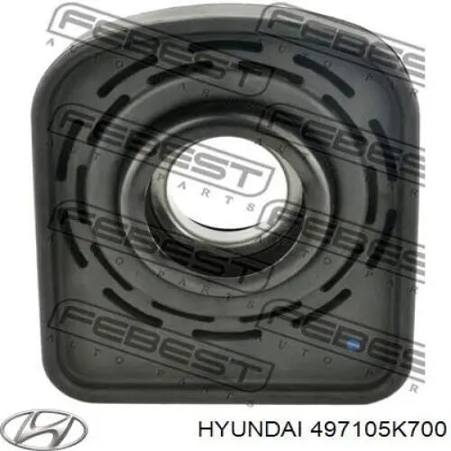 Купить 497105K700 Hyundai/Kia Опорный подшипник карданного вала