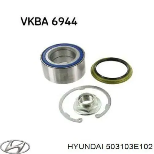 Купить 503103E102 Hyundai/Kia Подшипник передней ступицы