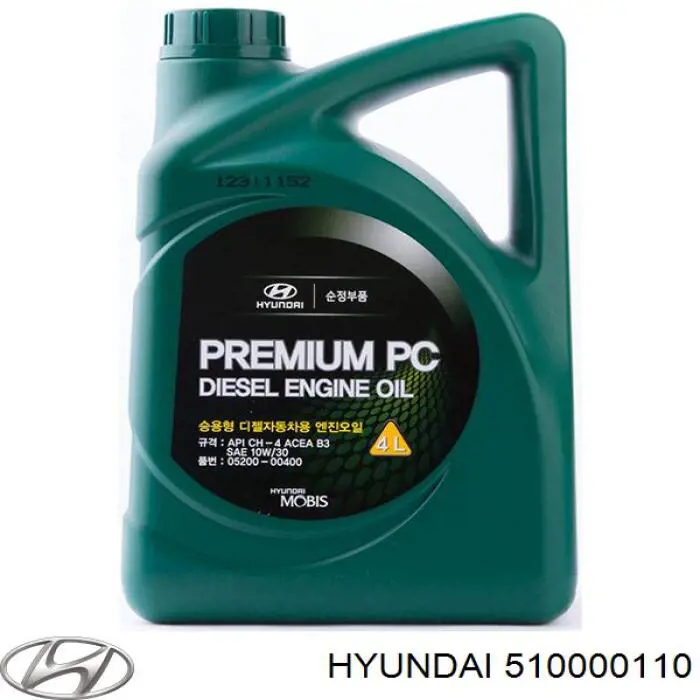 Моторное масло Hyundai/Kia (510000110)